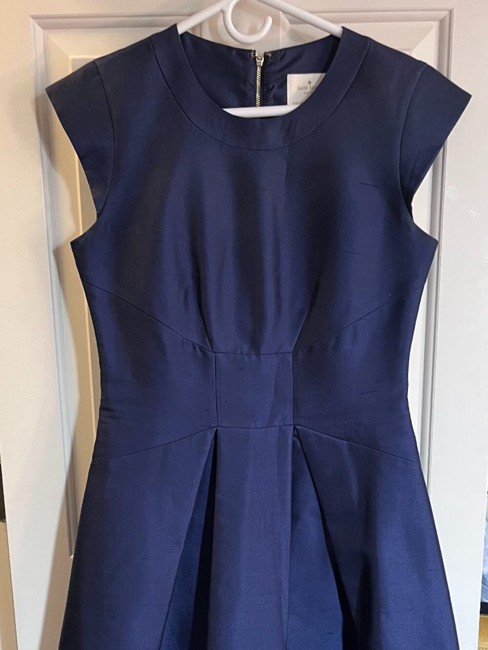 Kate Spade Shiny Navy Flared Dress: SO Chic and Girly